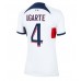 Tanie Strój piłkarski Paris Saint-Germain Manuel Ugarte #4 Koszulka Wyjazdowej dla damskie 2023-24 Krótkie Rękawy
